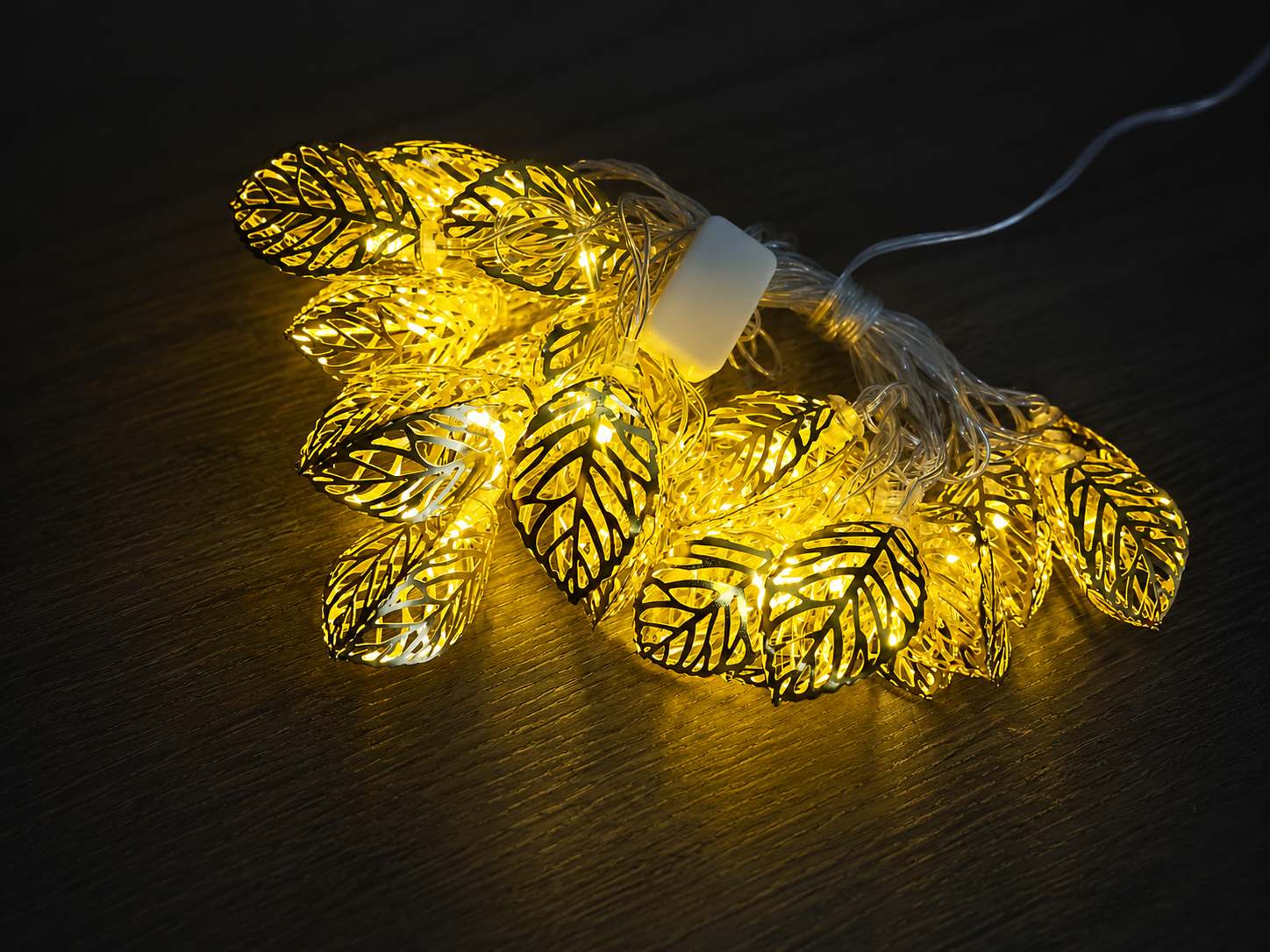 Golden Leaf LED Fairy String Lights