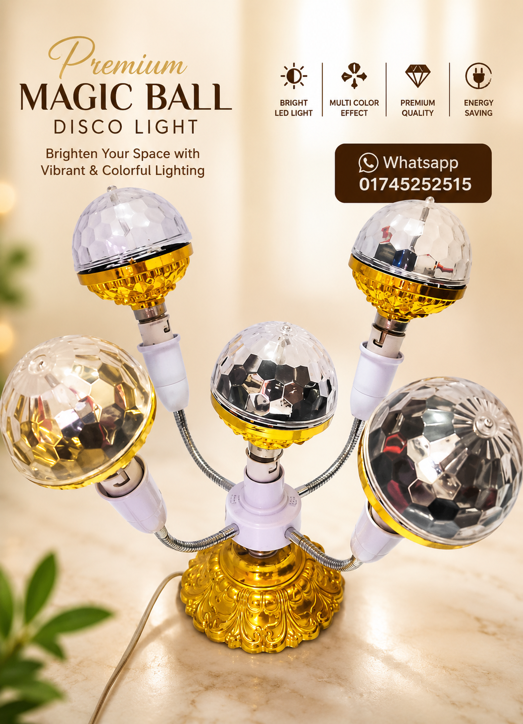 Premium Magic Ball Disco Light
