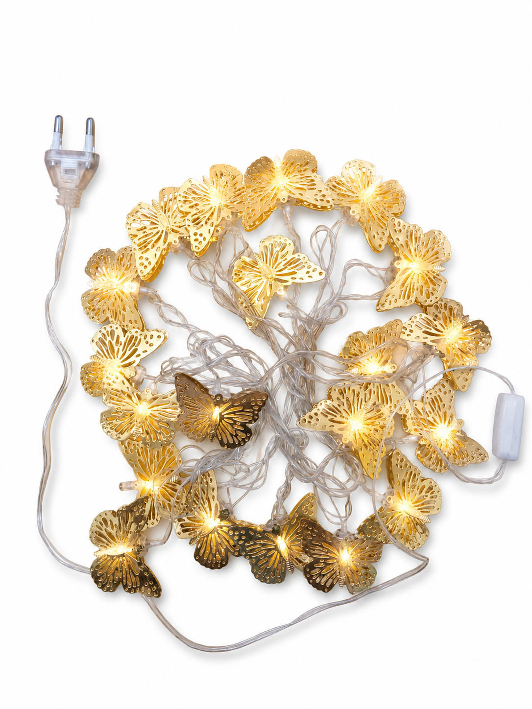 Golden Butterfly LED String Light – Premium Decorative Fairy Lights