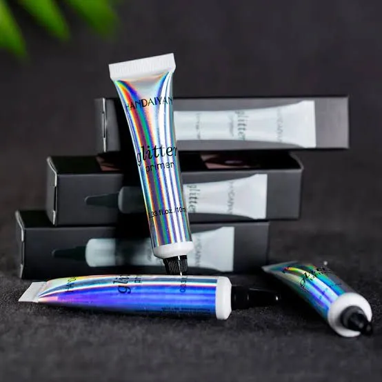 Handaiyan Glitter Primer Long Lasting Eyeshadow Primer Makeup Base 10ml Glitter Eyeshadow Glue Lightweight Eyeshadow Base -