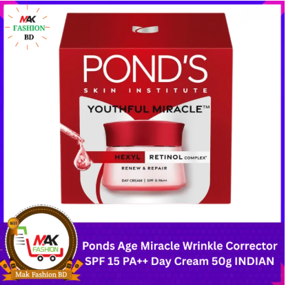 Ponds Age Miracle Wrinkle Corrector SPF 15 PA++ Day Cream 50g INDIAN