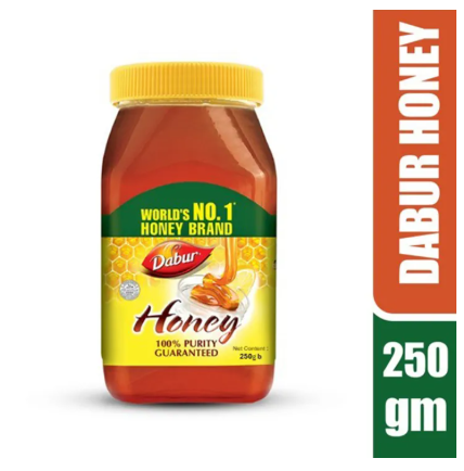 Dabur Honey: 100% Pure Honey with No Sugar Adulteration 250 gm