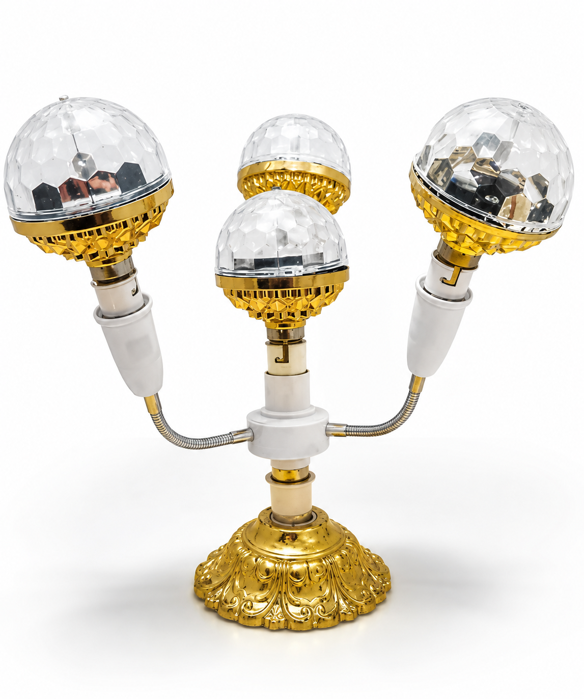 Royal Crystal 4-Head Decorative LED Table Lamp
