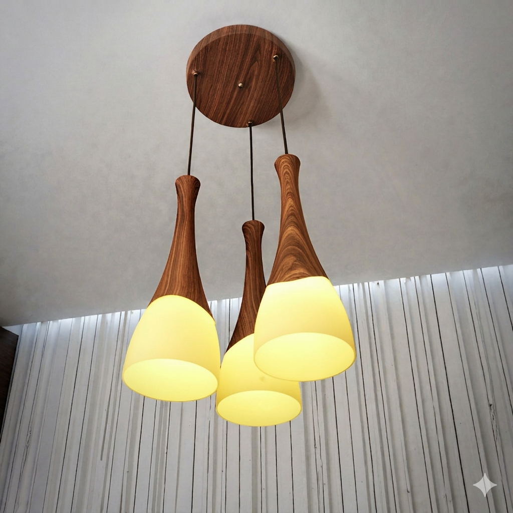 Modern Wooden Hanging Light (CD-8204-3)