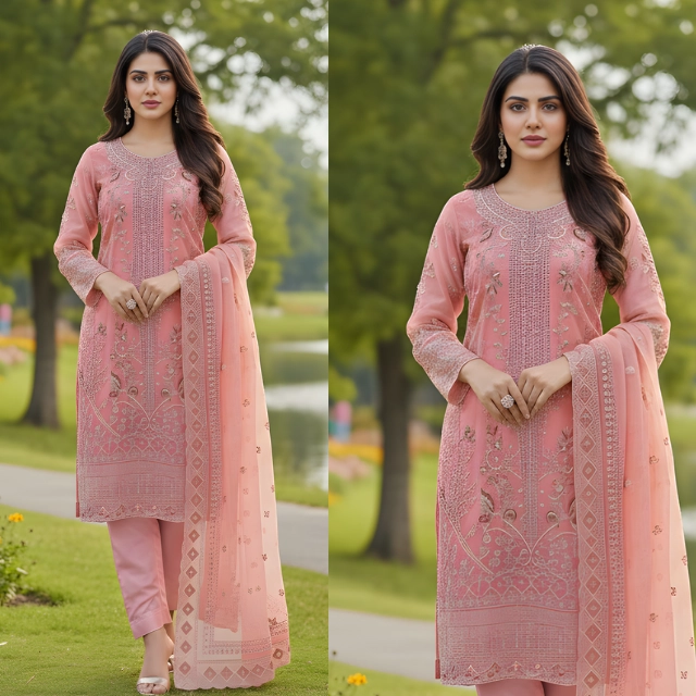 Rosemeen Series Pakistani Designer Suit