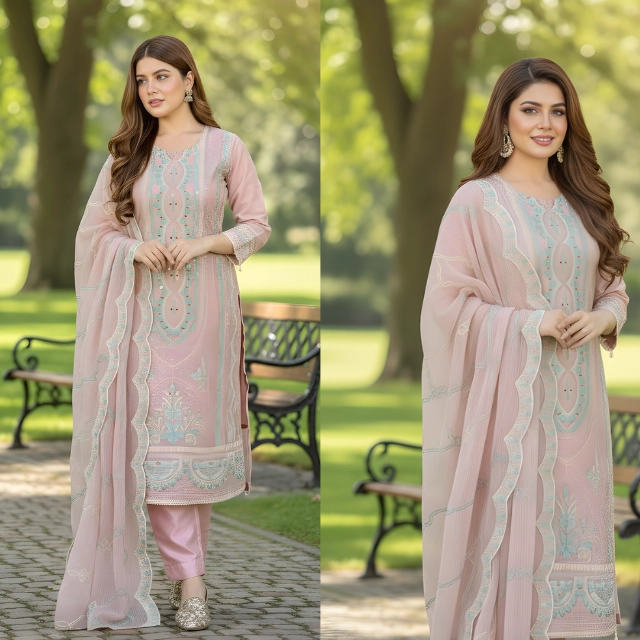 Rosemeen Series Pakistani Designer Suit