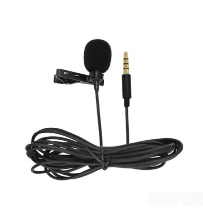 3.5mm Mini Microphone for Smartphone and Audio Devices, Clear Sound, Universal Compatibility, Black